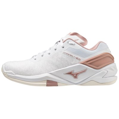 Zapatillas Balonmano Mizuno WAVE Stealth Neo Mujer - Blancos / Rosas - Chile M096CXGHVF